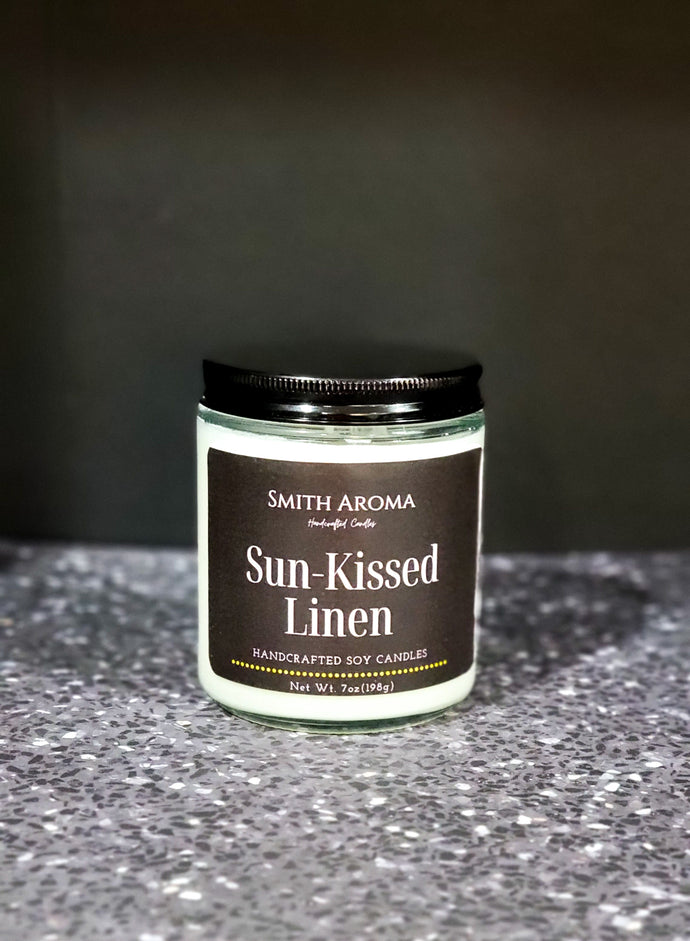 Sun-Kissed Linen Candle